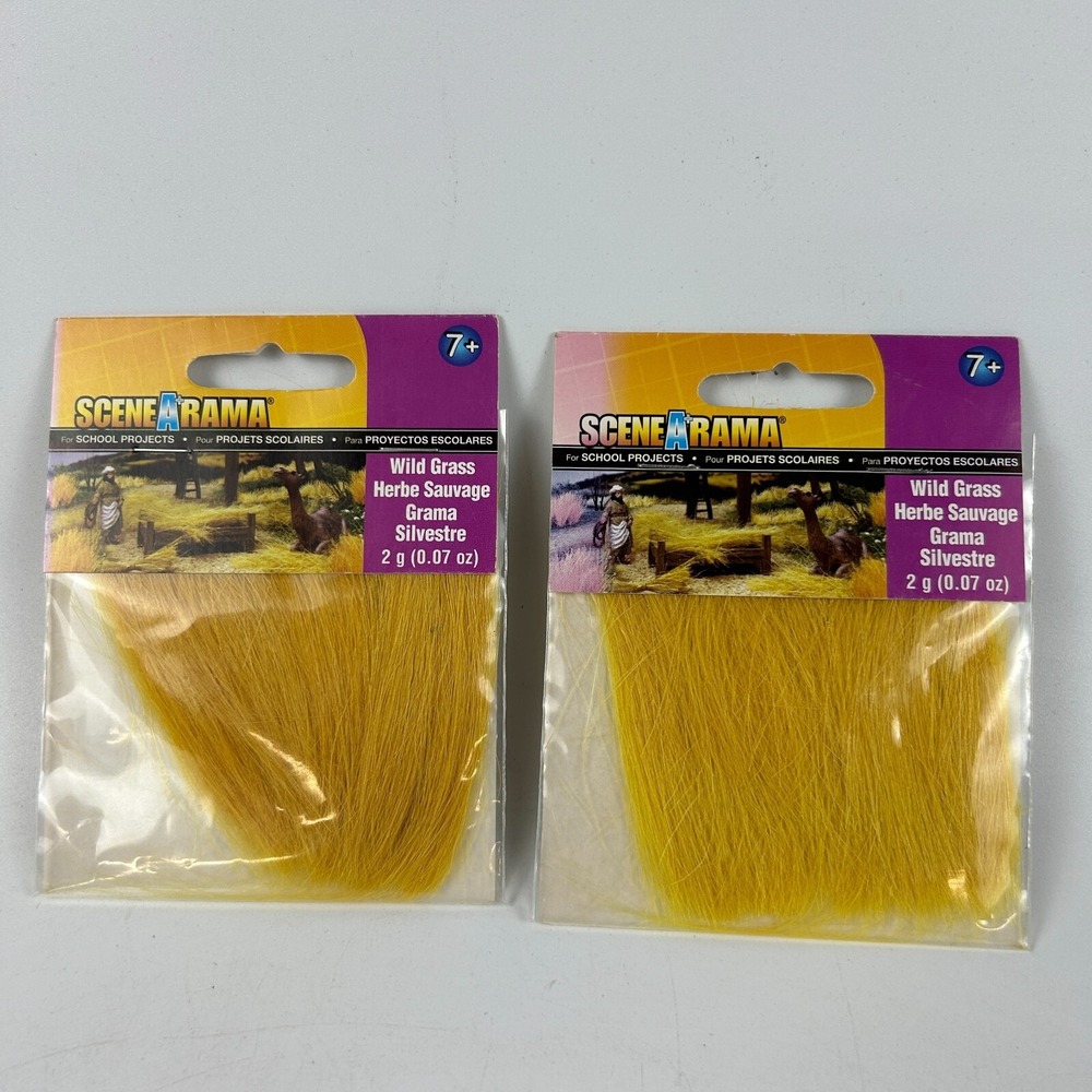 2 Pack‎ Woodland Scenics SP4186 SceneARama Wild Grass for School Projects - 2g